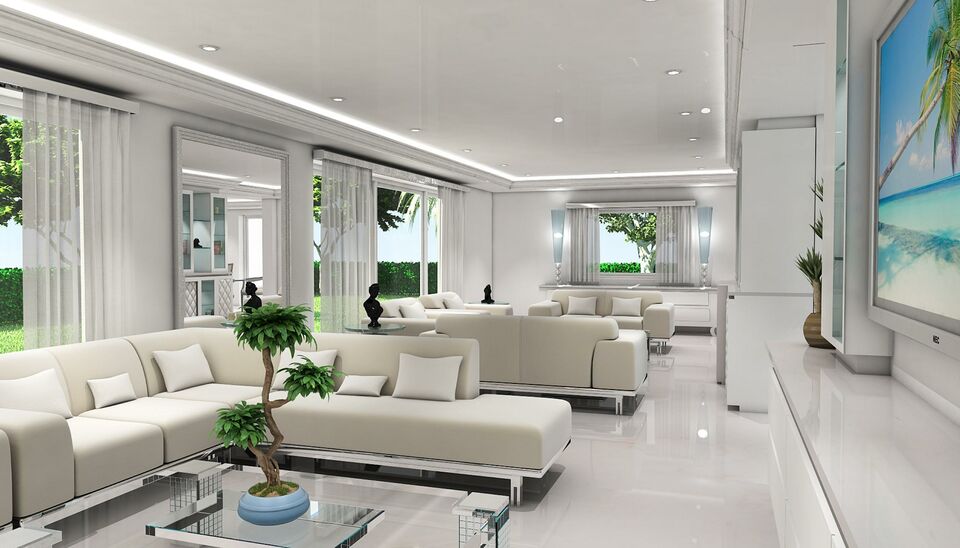 Prachtig modern interieur met domotica